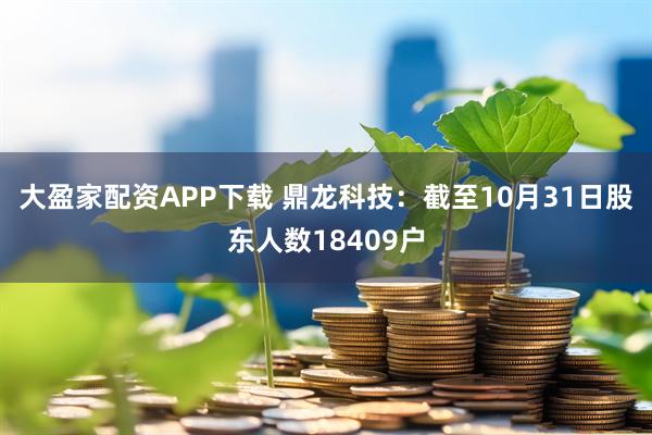 大盈家配资APP下载 鼎龙科技：截至10月31日股东人数18409户