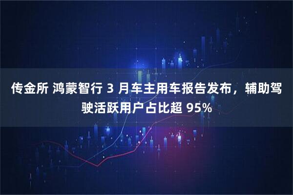 传金所 鸿蒙智行 3 月车主用车报告发布，辅助驾驶活跃用户占比超 95%