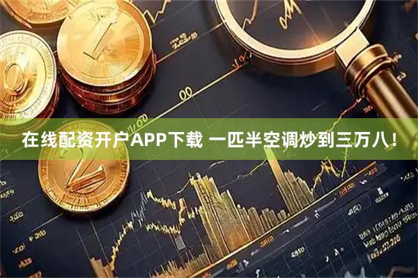 在线配资开户APP下载 一匹半空调炒到三万八！